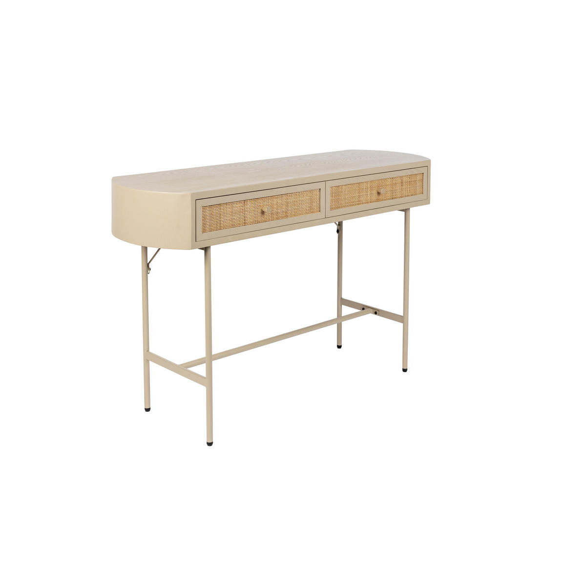 KONSOLENTISCH Amaya Konsolentisch/ Wandtisch mit Schubladen 85x39 Holz Beige - Beige, Holz (40/120/76cm) - Housecraft Living