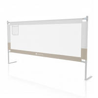 BETTSCHUTZGITTER Jaron 200/71-101 cm - Beige, Textil (200/200cm) - Juskys