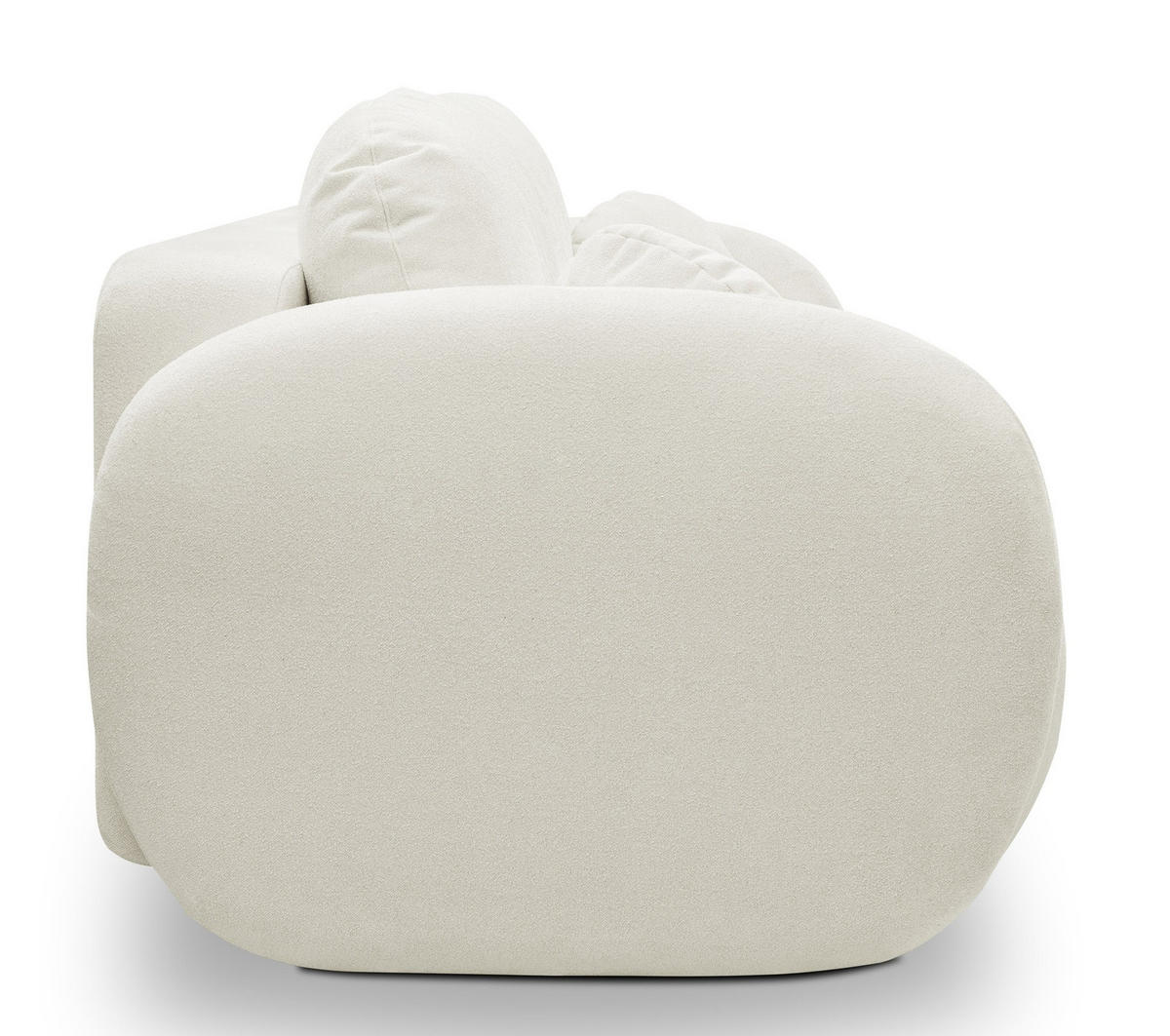 SCHLAFSOFA LIO, Sofa mit Schlaffunktion und Bettkasten, Farbe: Weiß, Velourstoff - Weiß, Textil (238/86/101cm) - Sepro Meble