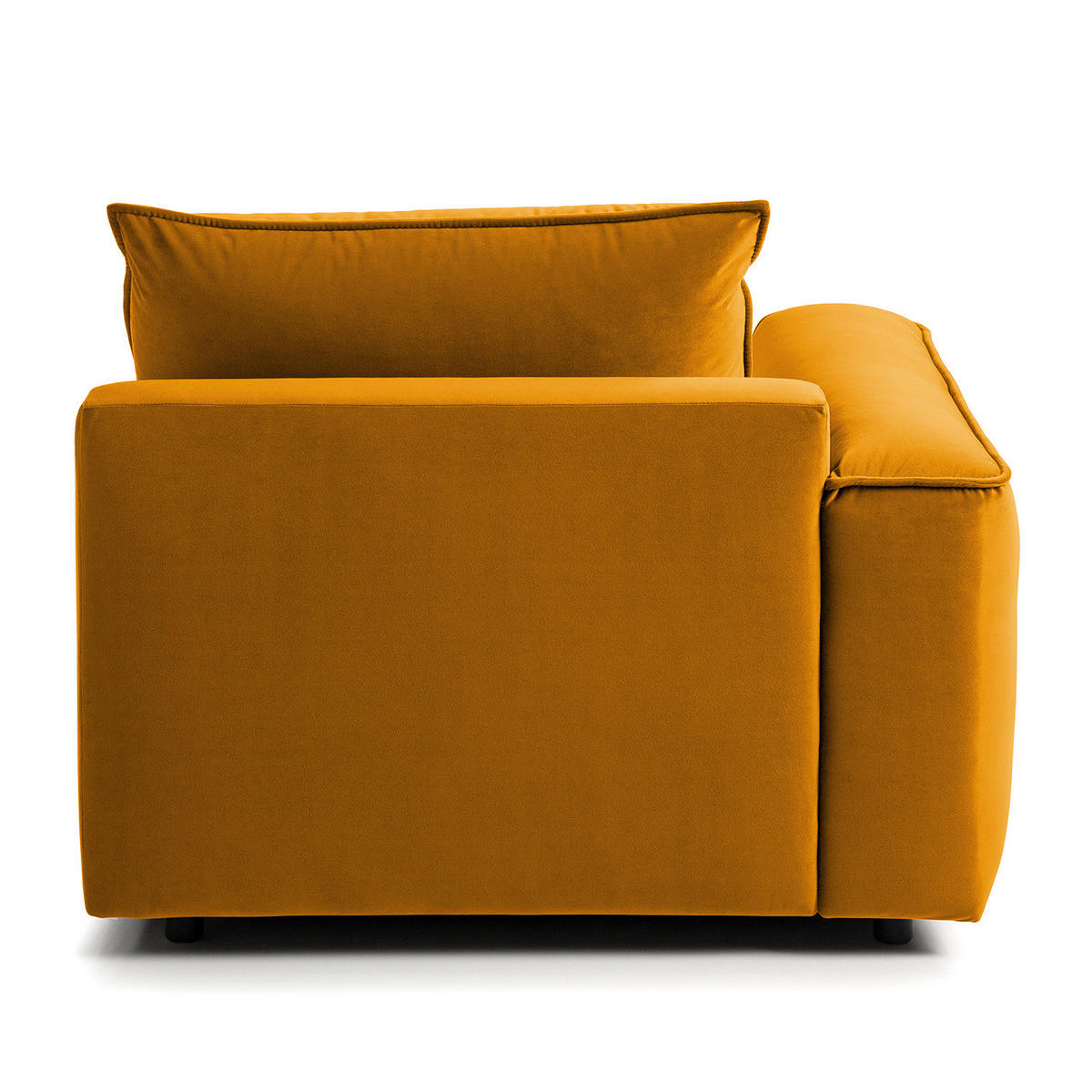 MODULLONGCHAIR - Orange, Holz/Textil (170/82/105cm) - home24