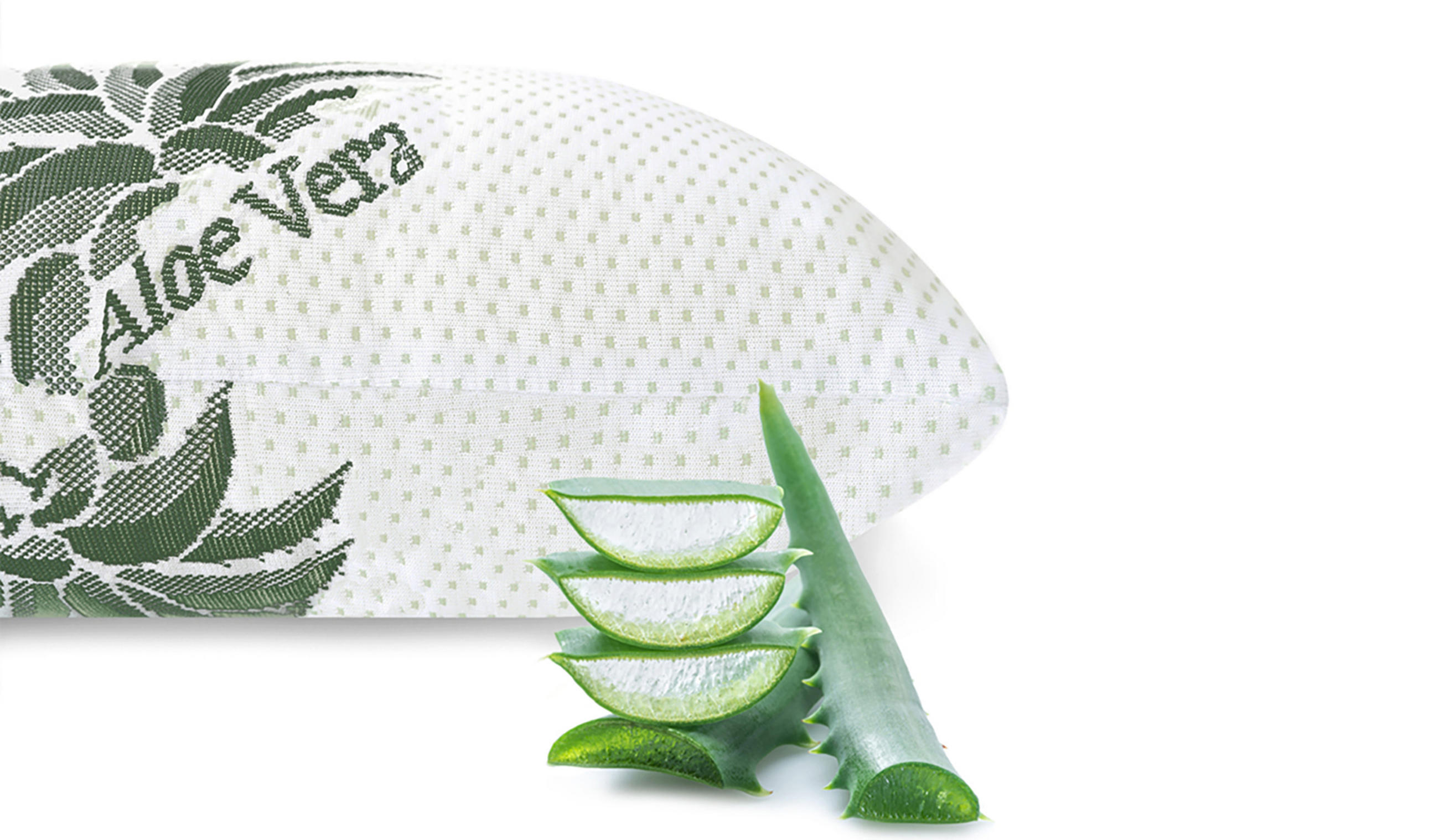 NACKENKISSEN 40x80 cm - Ergonomisches Kissen mit 2 Aloe Vera Bezügen - Weiß, Textil (40/80cm) - Mister Sandman
