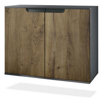 KOMMODE Sylt Eiche Ribbeck - Alteiche, Holzwerkstoff (92.5/73.5/35cm) - Vladon