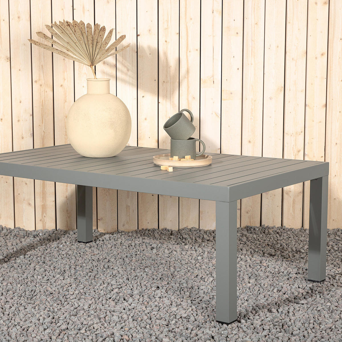 LOUNGETISCH - Grün, Metall (120/70/45cm) - home24