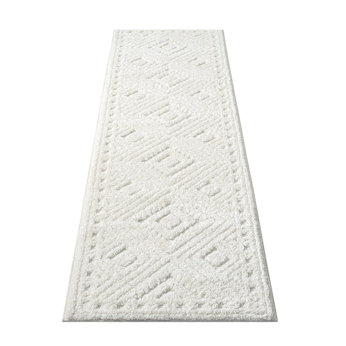 HOCHFLOR-TEPPICH Focus 777 Creme 80x300 cm - Creme, Textil (80/300cm) - carpet city