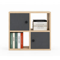 BÜCHERREGAL Tuttle Eiche Anthrazit - Eichefarben/Grau, Holzwerkstoff (25/63.2/72cm) - Decorotika