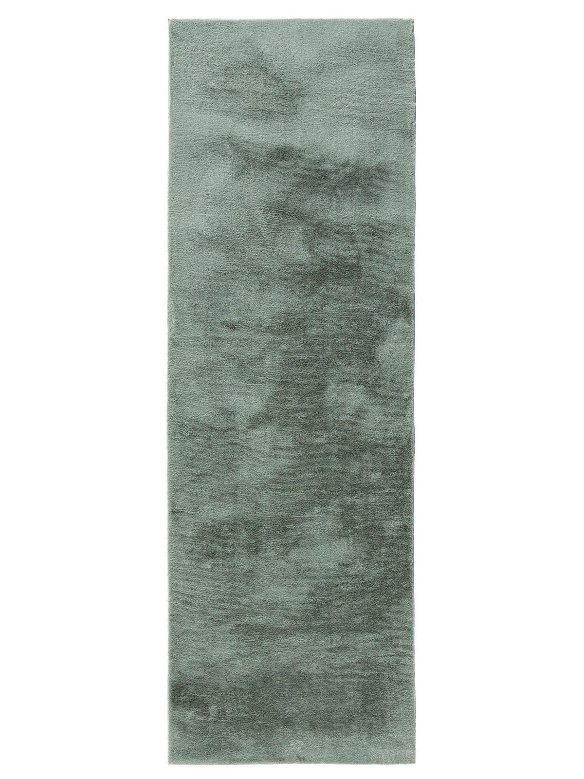 KUNSTFELLTEPPICH Furry Grün 70x200 cm - Grün, Kunststoff (70/200cm) - benuta