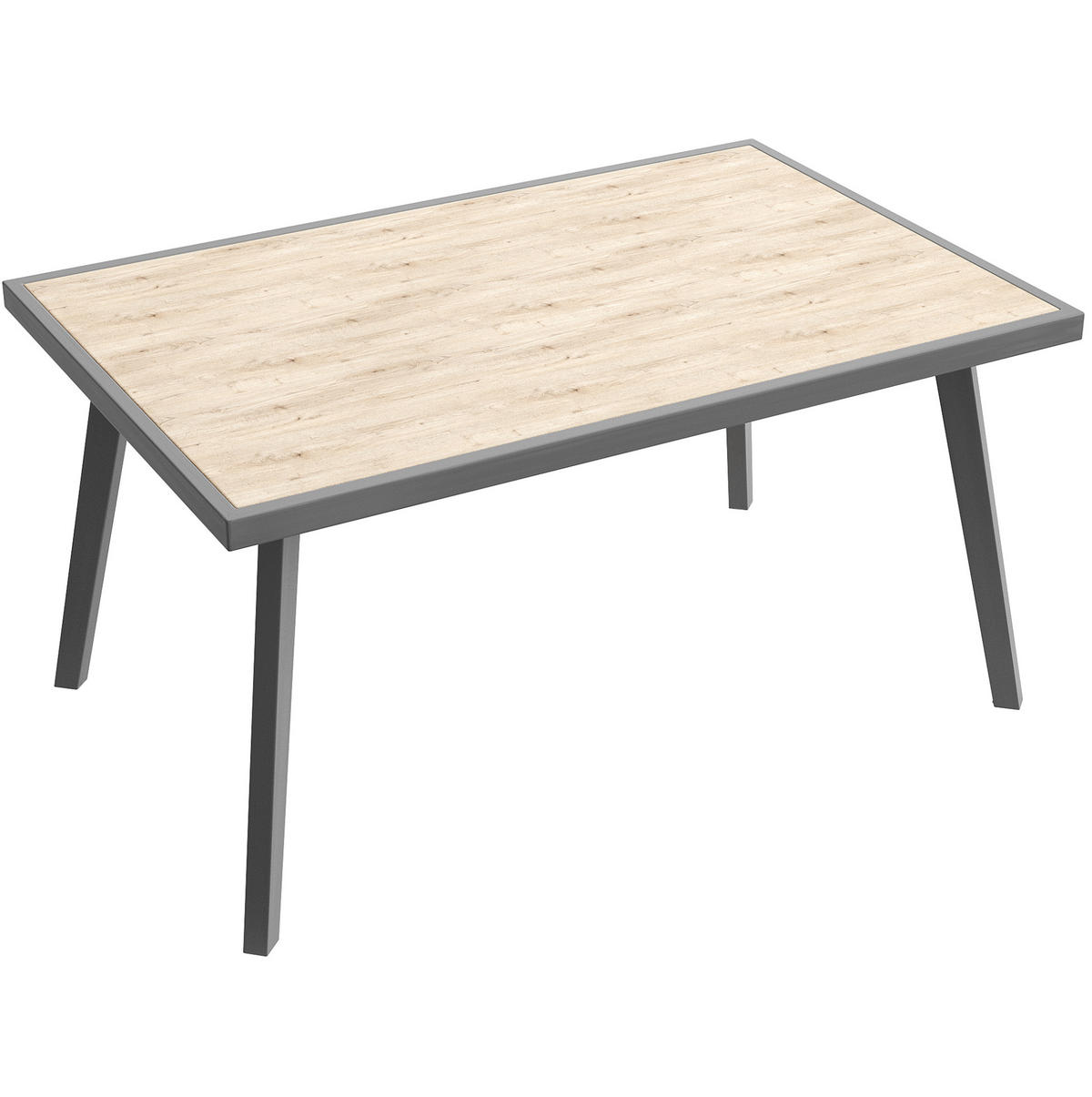 GARTENSETS aus Rattan & Eisen 121,5x61x77 cm Grau mit modularen Elementen - Grau, Metall - Modfu
