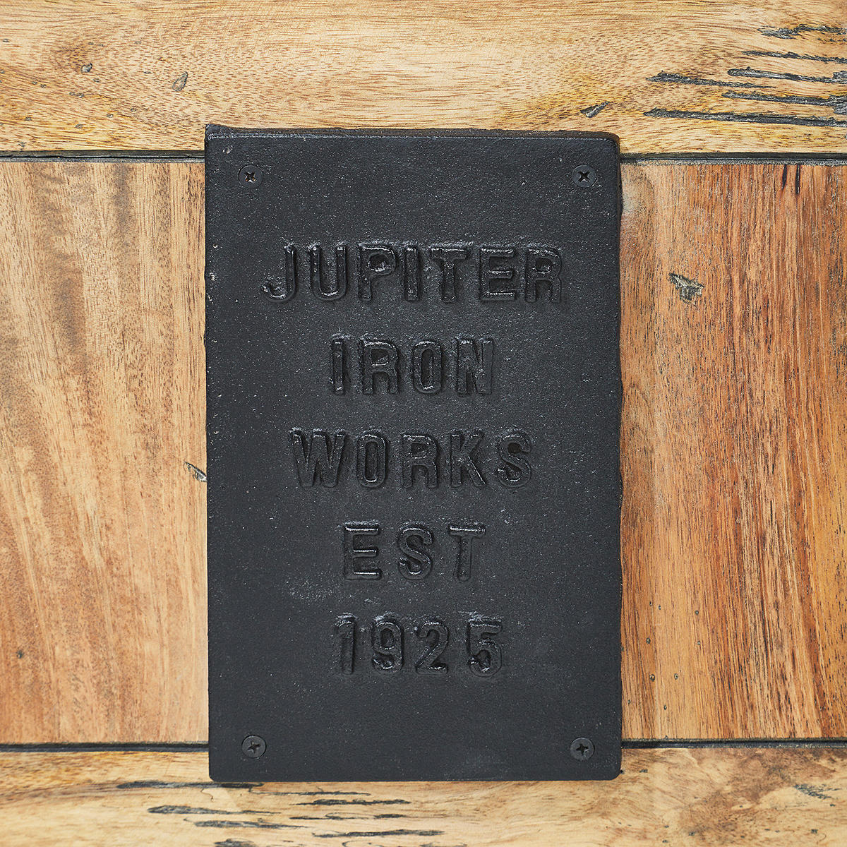 TV-LOWBOARD - Mango massiv / Eisen - Mango / Schwarz - Braun, Holz/Metall (180/50/55cm) - home24