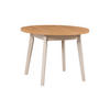 ESSTISCH Oslo 3 L - Beige/Eiche Artisan, Holz (100/100/75cm) - Leaf Design