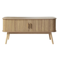 TV-MÖBEL 2 Schiebetüren ernest 39/55/119 cm - Eschefarben, Holzwerkstoff (119/55/46cm) - Calicosy