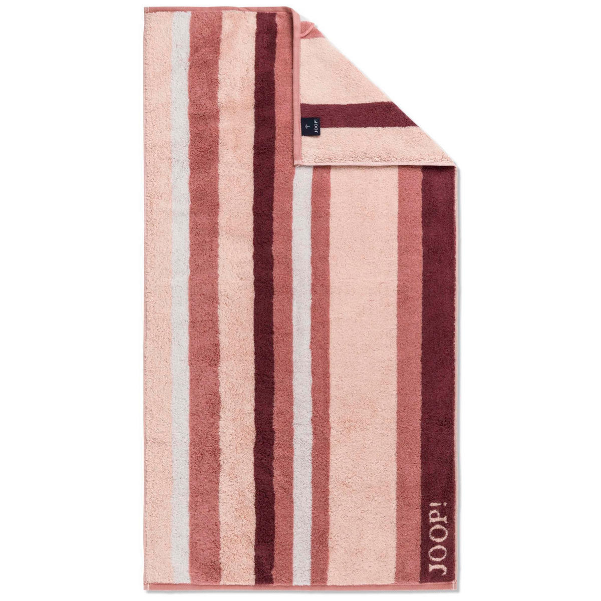 HANDTUCH VIBE STREIFEN 1698 PUDER - 22 - Rosa, Textil (50/100cm) - Joop!