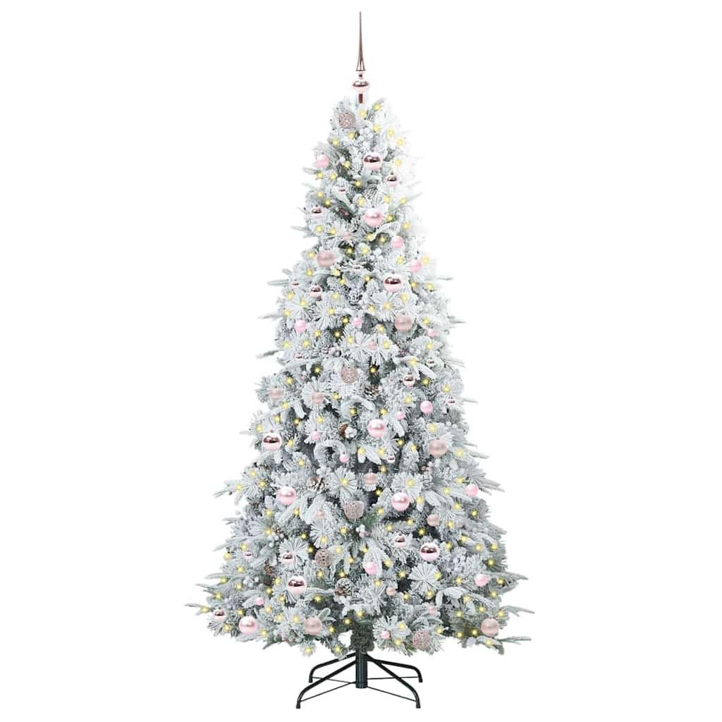 vidaXL Weihnachtsbaum Weiß 210 cm