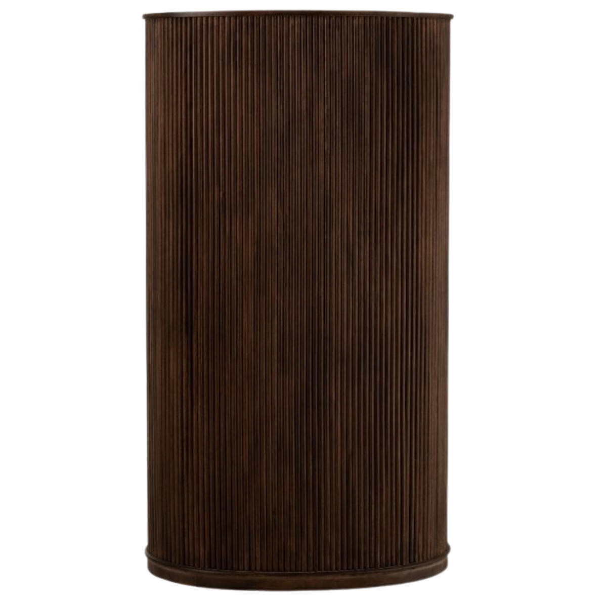 SCHRANK aus Mangoholz - 90,5/57/164 cm - Braun, Holz (57/164/90.5cm) - Calicosy