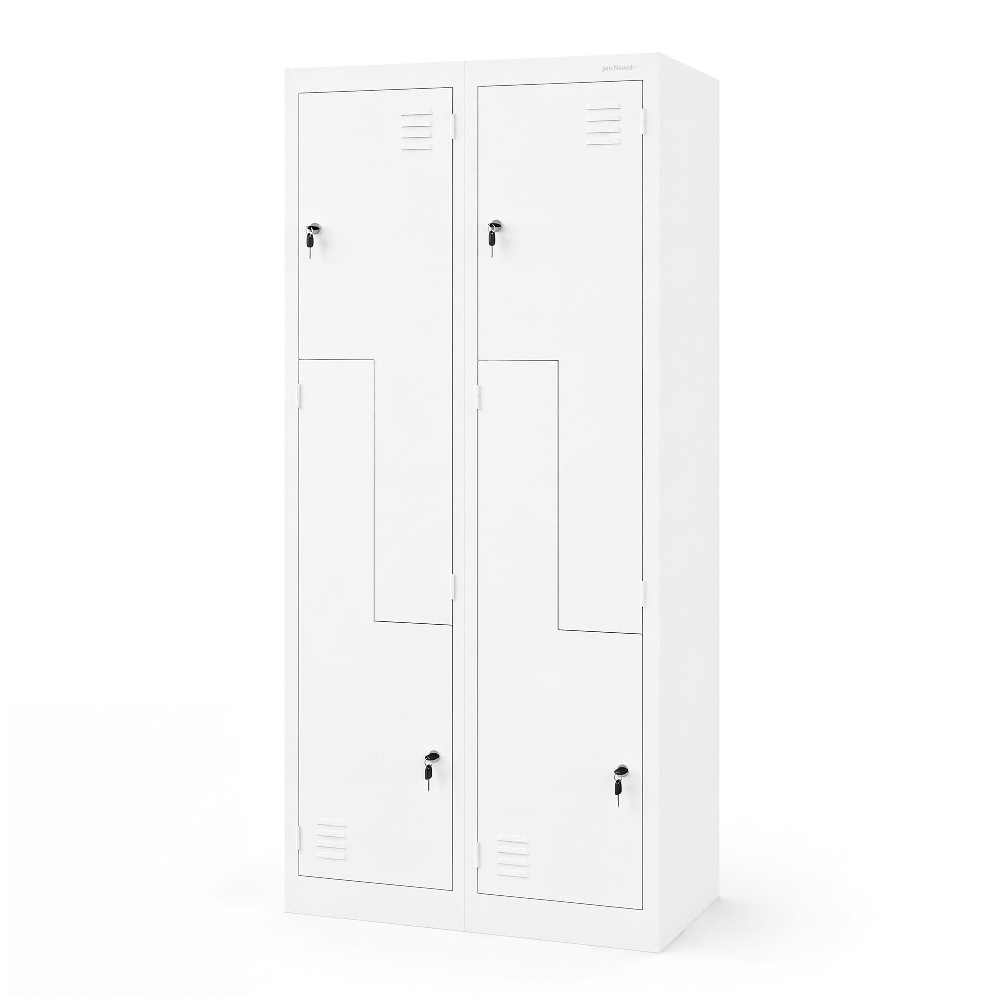 KLEIDERSCHRANK JULIA 185x80x45 cm - Weiß, Metall (80/185/45cm) - Jan Nowak