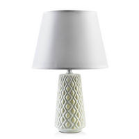 TISCHLAMPE Leti Beige 10/10/24 cm Keramik - Beige, Keramik (10/10/24cm) - Mondex