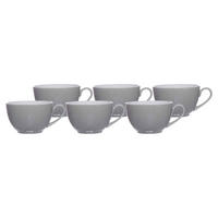 KAFFEETASSEN Doppio Grau 200 ml 6er Set - Grau, Keramik (0.2L) - Ritzenhoff Breker