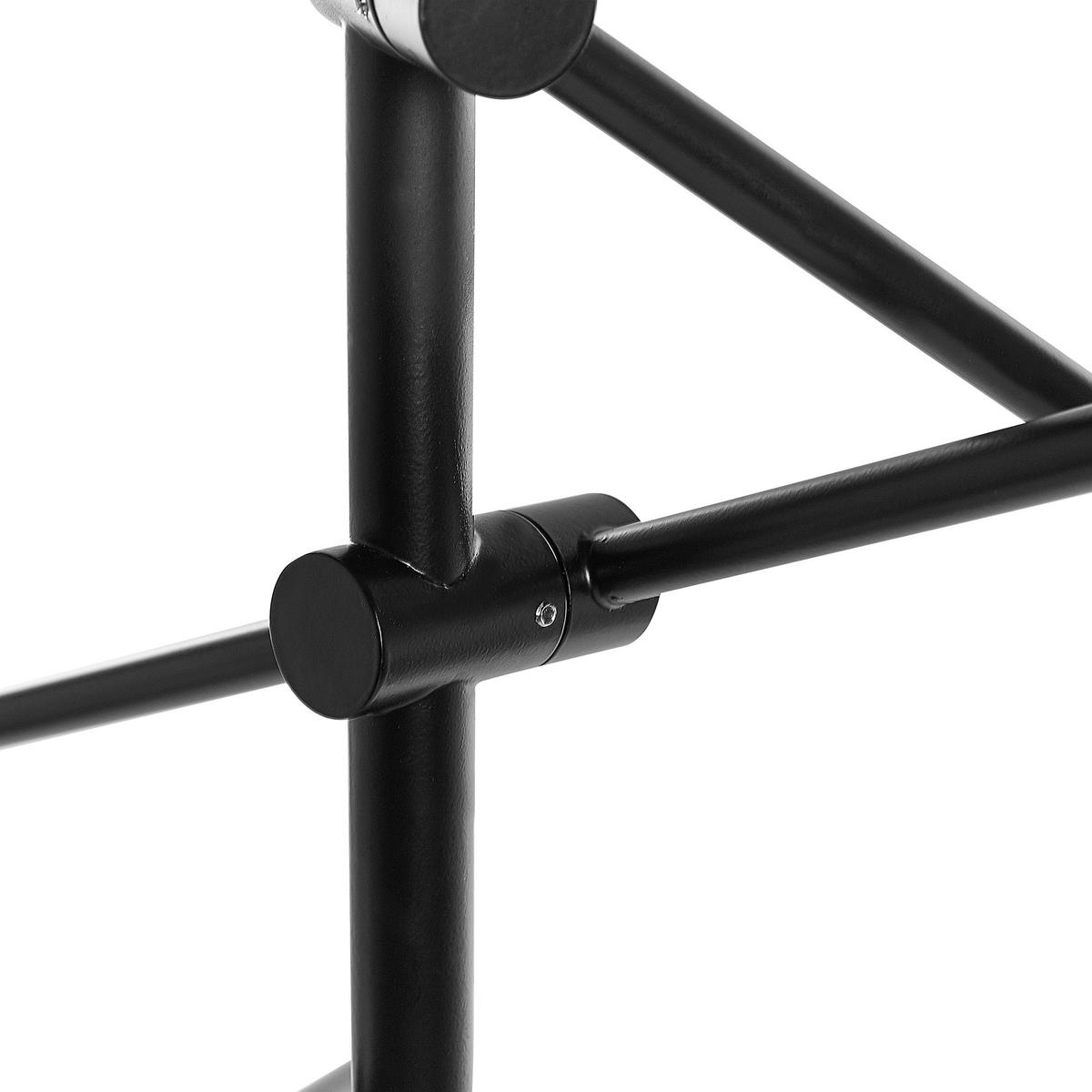 HÄNGELEUCHTE Cremera 74/52/126 cm - Schwarz, Metall (74/52/126cm) - Beliani