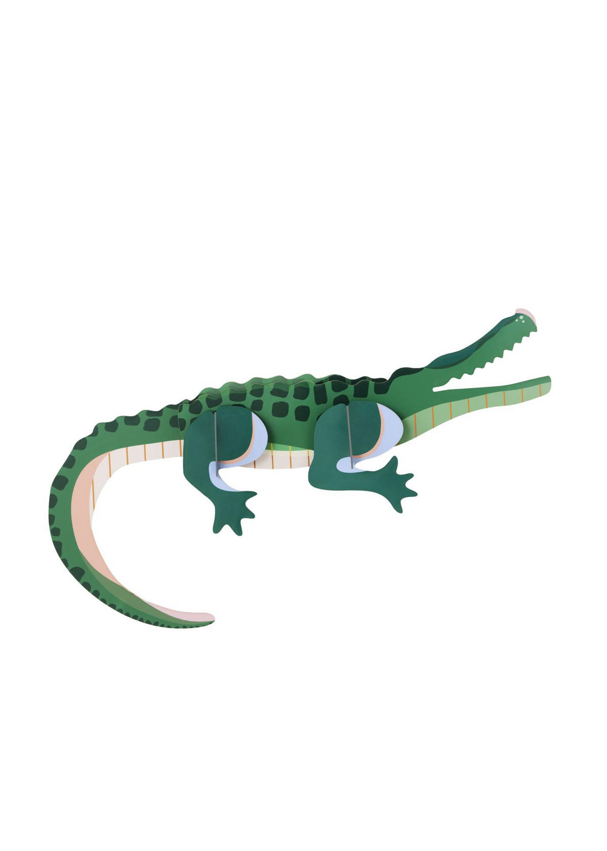 WANDSKULPTUR Bunt 7/24 cm - Multicolor, Wellpappe (7/24/43cm) - Studio Roof