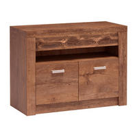 TV-ELEMENT Indianapolis I-10 96 x 72,5 x 42 cm Esche hell - Braun, Holzwerkstoff/Metall (96/72.5/42cm) - Koseto