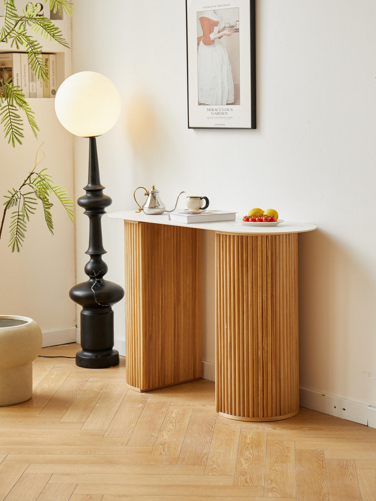 KONSOLENTISCH Rechteckig Braun 110 x 40 x 74 cm - Braun, Holz (40/110/74cm) - Nordlys