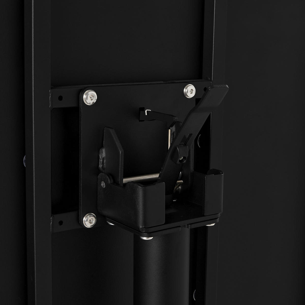 BISTROTISCH, Schwarz - Schwarz, Metall (70/70/72cm) - Oviala