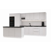 KÜCHENZEILE KS23-G380 - Zivora - Moderne Optik mit durchdachter Funktion - Hellgrau, Holz (380/213.3/56cm) - ROYAL24_MARKT