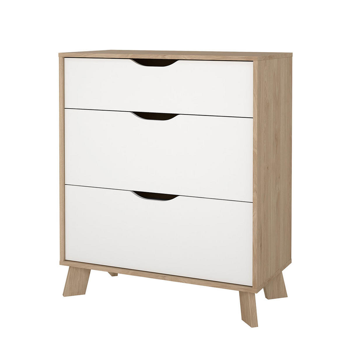 KOMMODE, Ikast, Eiche, Holzwerkstoff, 79 x 40 x 93 cm - Eichefarben, Holzwerkstoff (79/93/40cm) - ebuy24