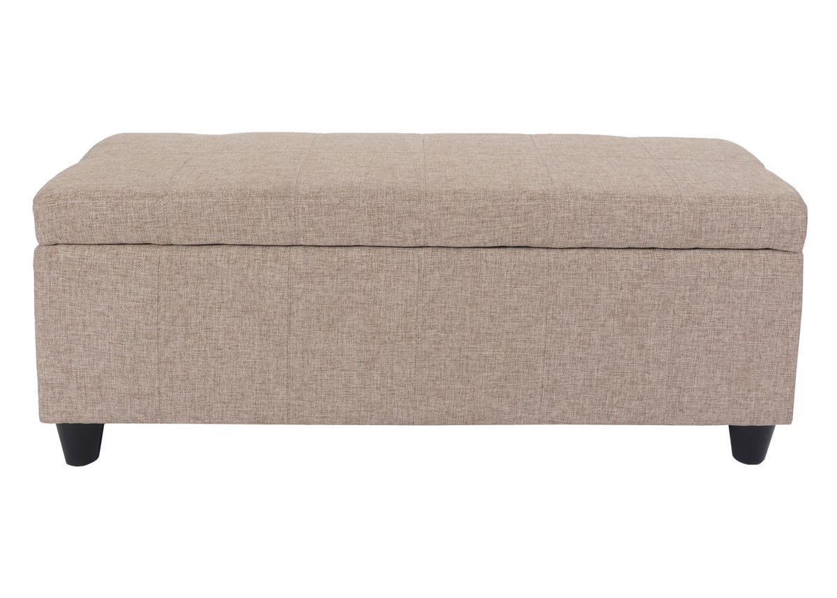 AUFBEWAHRUNGS-TRUHE Lars 45x114x45cm Stoff/Textil Beige - Beige, Textil (114/45/45cm) - BERLINLODGE