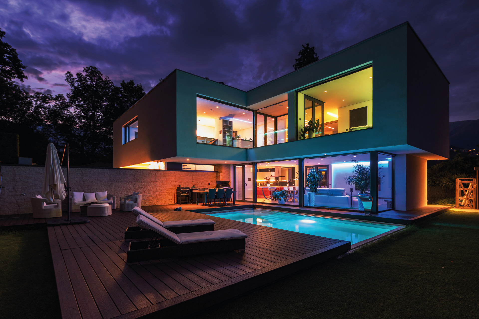 Okos világítás inspirációs látványkép