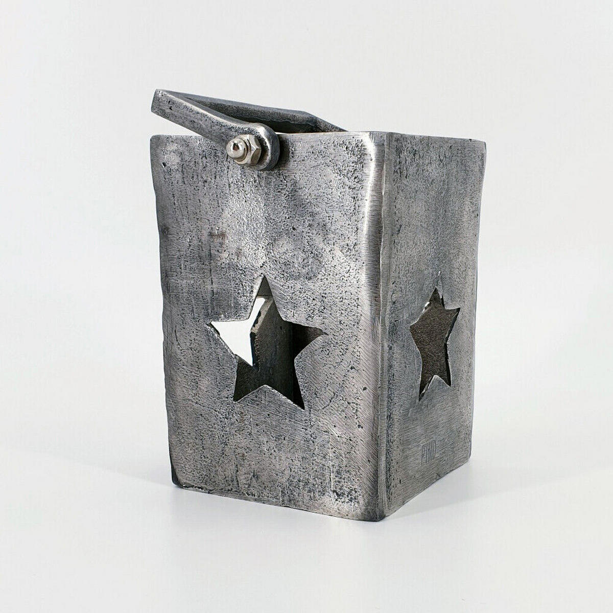 WINDLICHT Stern 10,5x15 cm, Aluminium, Grau - Silberfarben, Metall (10.5/15/10.5cm) - PTMD Collection