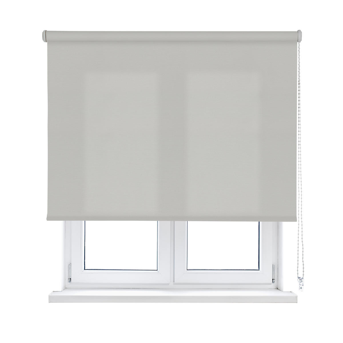 SEITENZUGROLLO lichtdurchlässig Ecofuture (100% Recyceltes Polyester) - Grau, Textil (105/250/250cm) - VIEWTEX
