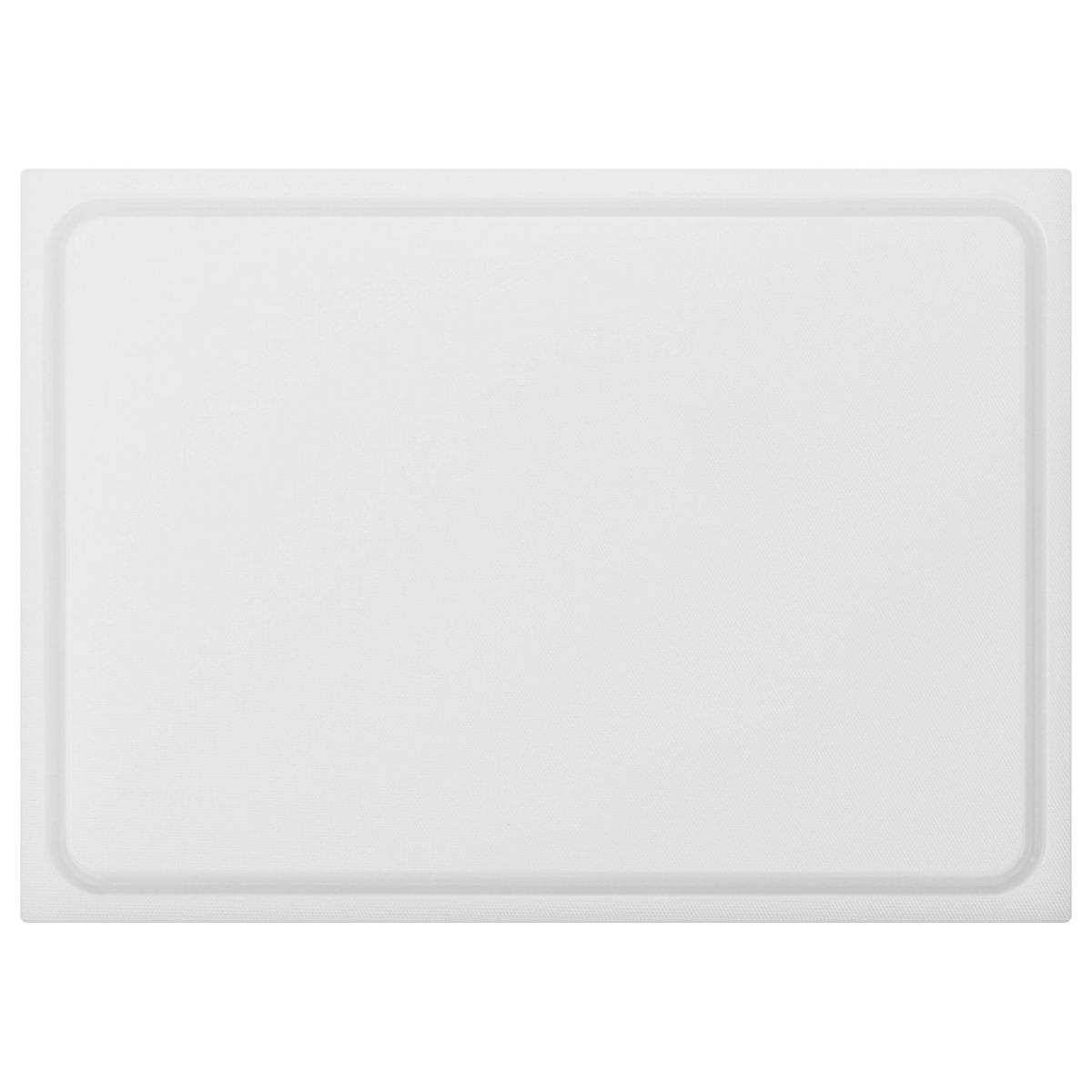 SCHNEIDEBRETT HDPE500 45x30x2 cm - Weiß, Kunststoff (30/45cm) - Muvell