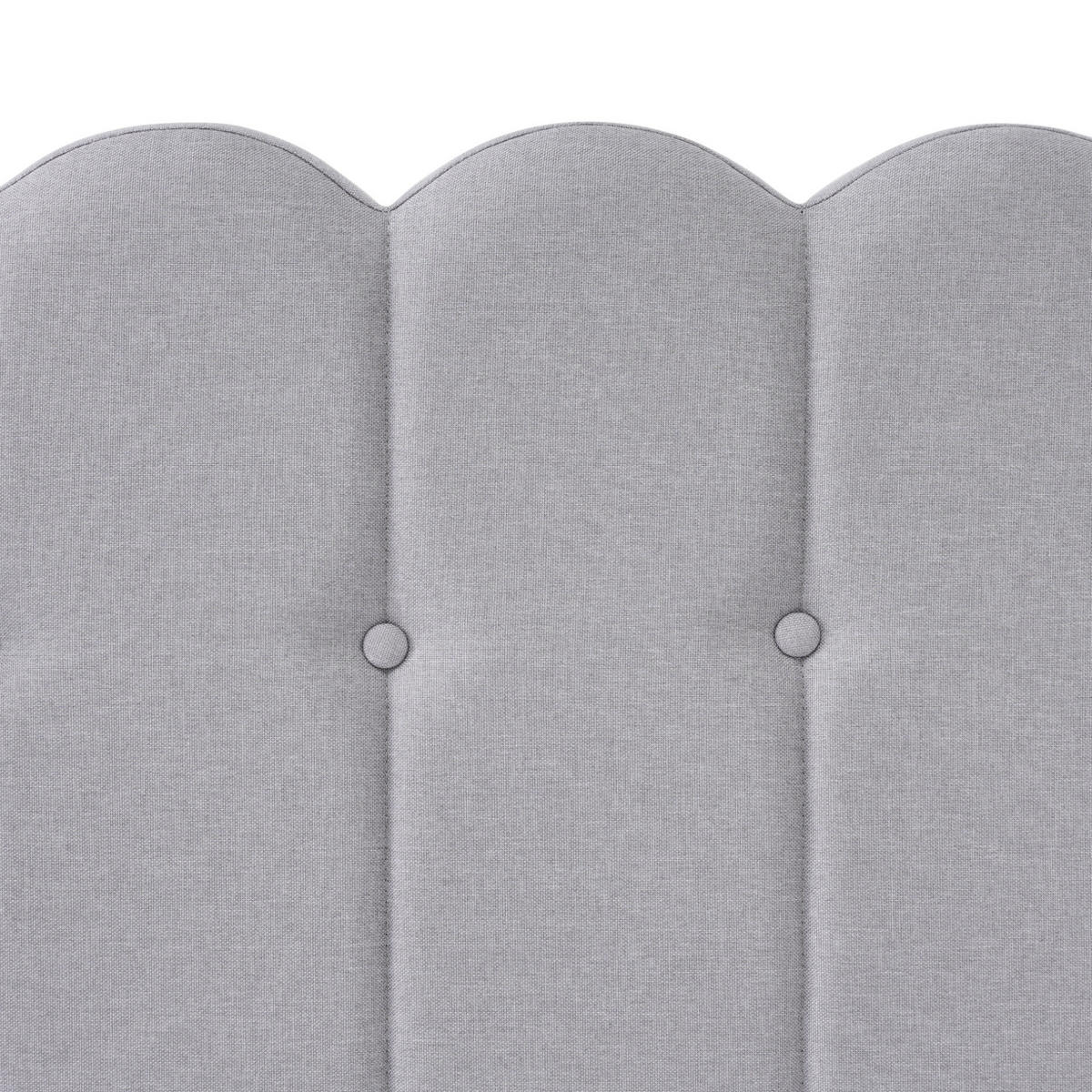 POLSTERBETT aus Leinen 160x200 cm Grau mit USB- und USB-C-Anschlüssen, Matratze und Kopfteil - Grau, Textil (160/200cm) - IVMEU