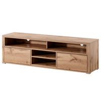 TV-ELEMENT Bella mit 2 Türen und offenem Regal, eiche Wotan - Eichefarben, Holzwerkstoff (137/42.5/33cm) - Beautysofa