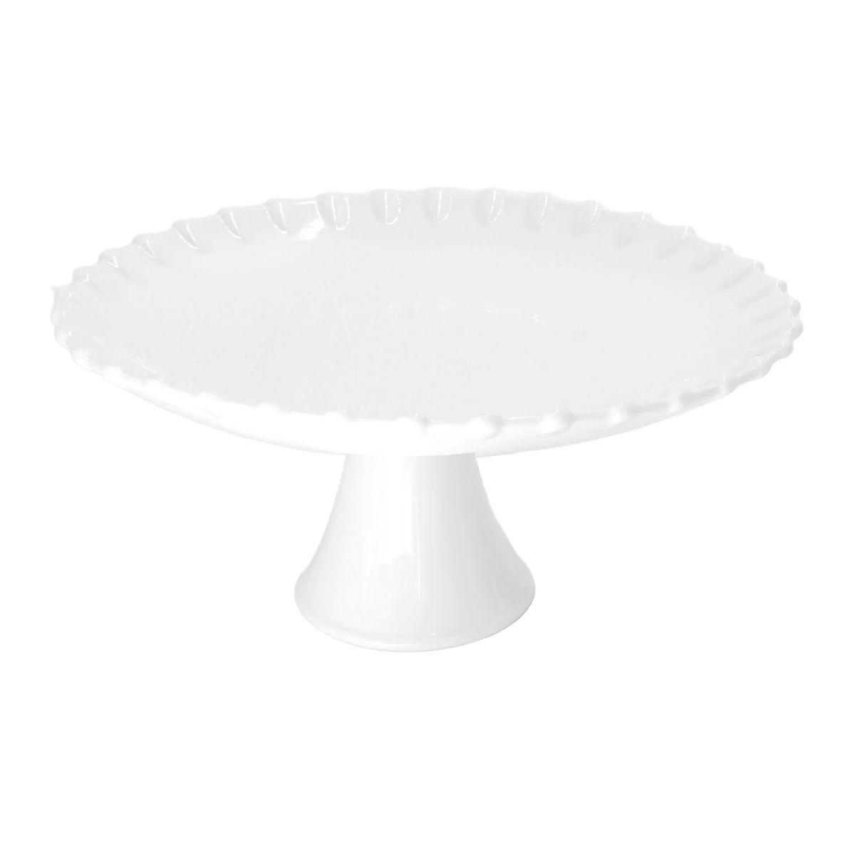 TORTENPLATTE auf Fuß Romeo Alzata 28 x 7 cm - Multicolor, Keramik (28/7/28cm)