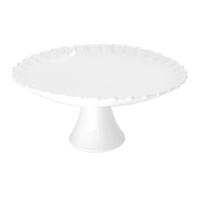 TORTENPLATTE auf Fuß Romeo Alzata 28 x 7 cm - Multicolor, Keramik (28/7/28cm)