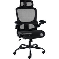 CHEFSESSEL Kunststoff Schwarz - Schwarz, Kunststoff/Textil (65/121/65cm) - CLP