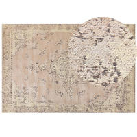 KURZFLOR-TEPPICH Matarim 300/200 cm - Beige, Textil (200/300cm) - Beliani