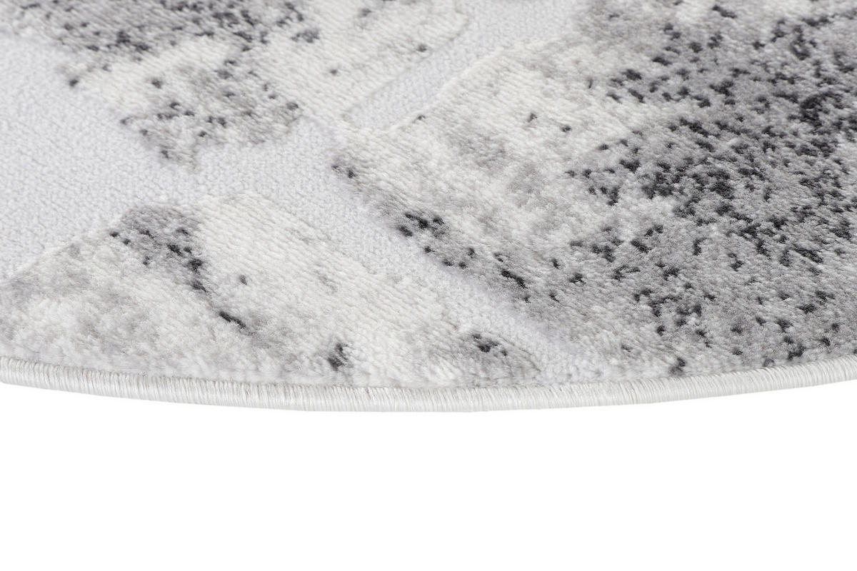 TEPPICH SKY Hellgrau 160/160 cm - Hellgrau, Textil (160/160cm) - Tapiso