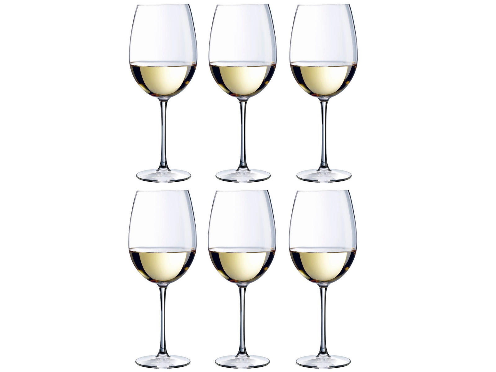 WEISSES WEINGLAS Weißweinglas Cabernet Tulip 350 ml - 6 Stücke - Transparent, Glas (0.35L)