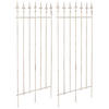 RANKGITTER Elly - 2er Set antik-creme - Naturfarben, Metall (50/100/2cm) - TPFGarden