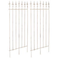 RANKGITTER Elly - 2er Set antik-creme - Naturfarben, Metall (50/100/2cm) - TPFGarden