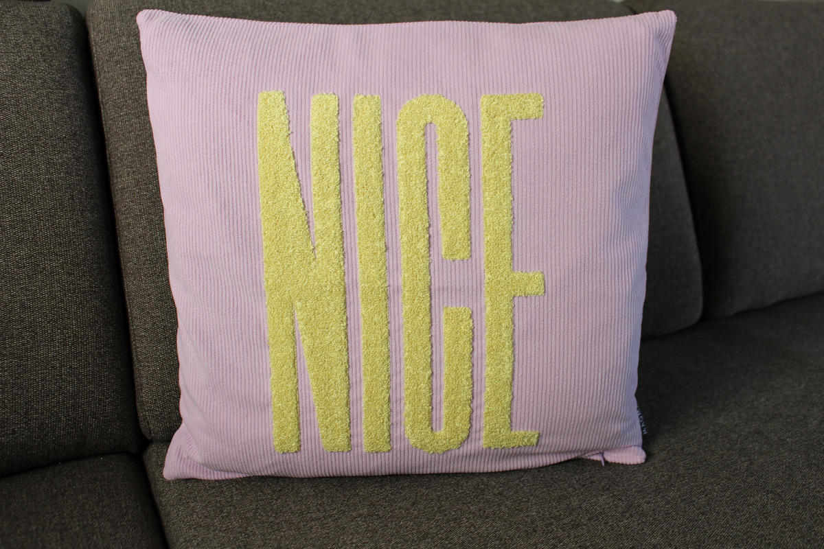 KISSENHÜLLE PIXIE Cordstoff - Lila, Textil (45/45cm) - Magma Heimtexx