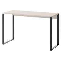 SCHREIBTISCH Sigma SG08 - Kaschmir/Schwarz, Holzwerkstoff/Metall (55/125/77cm) - MIRJAN24