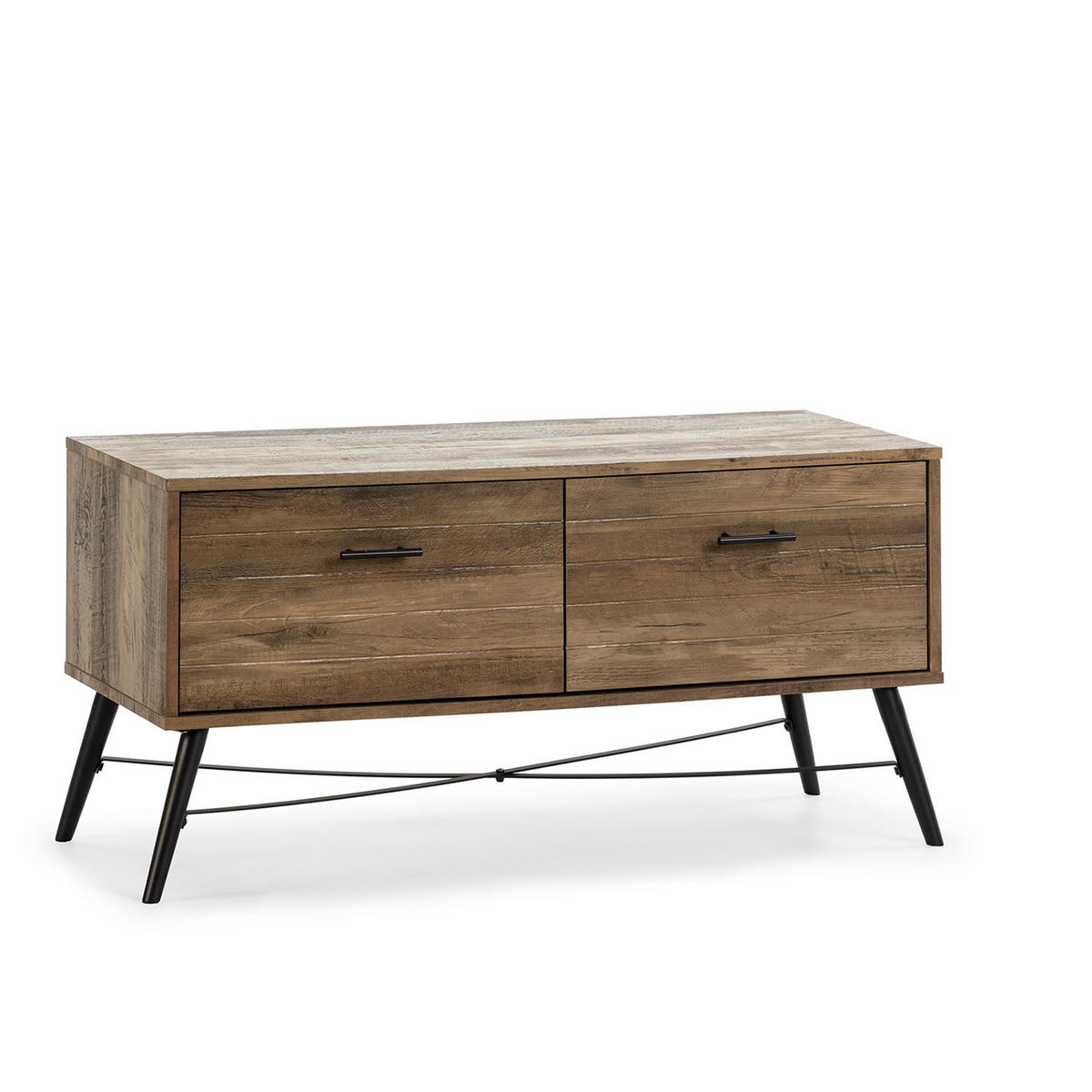 TV-ELEMENT Clavel 2 Schubladen - Wildeiche, Holzwerkstoff (100/50/40cm) - VS Venta-stock