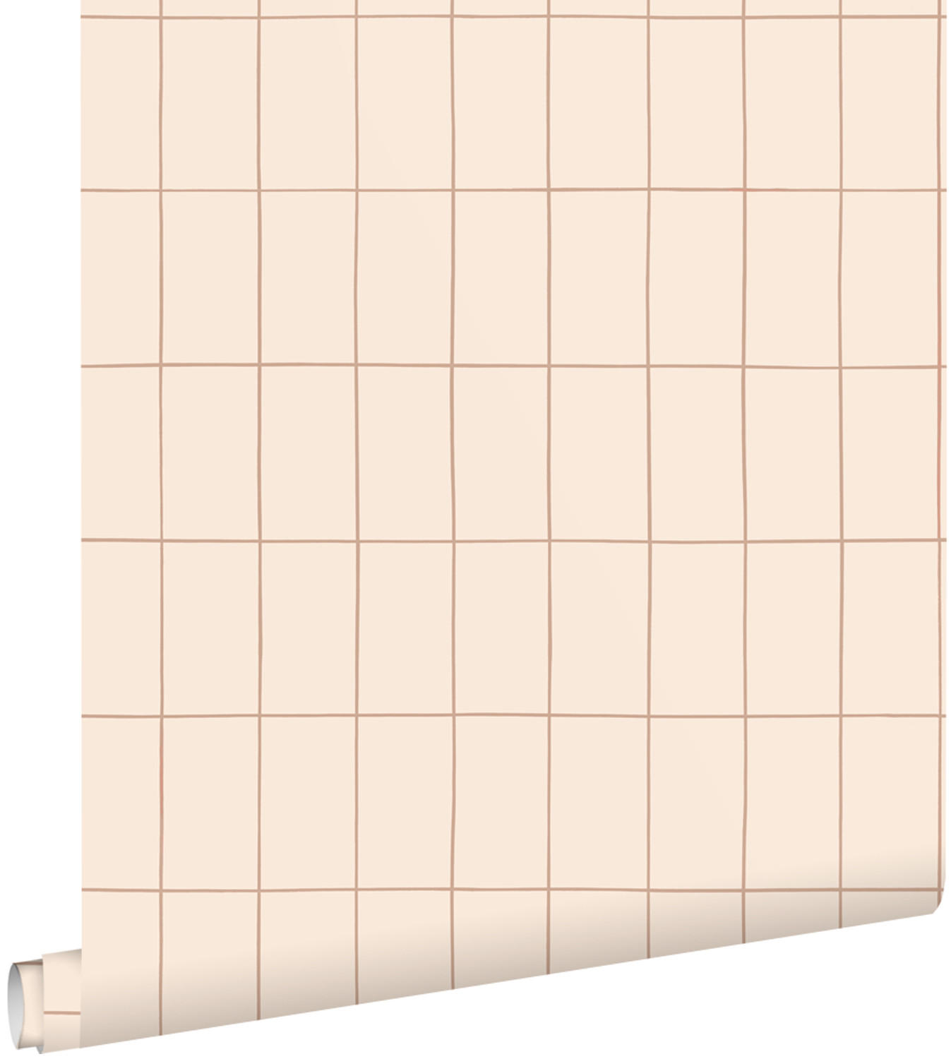 TAPETE kleine Fliesen 50 x 900 cm - Beige, Papier (50/900cm) - ESTAhome