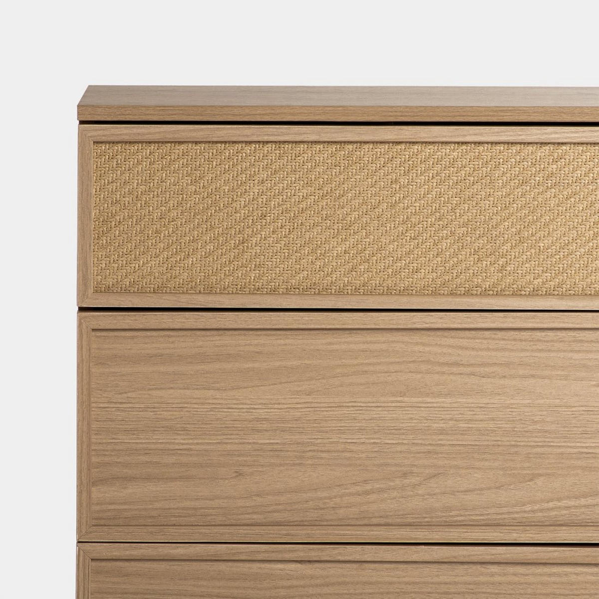 SCHUBLADENSCHRANK Bora Natürlich 60 cm x 100 cm - Naturfarben, Holzwerkstoff (60/100/40cm) - Klast Home