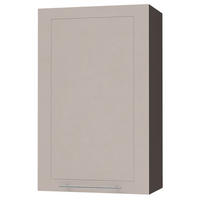 KÜCHENHÄNGESCHRANK Kvantum W4/60/1 Lava / Kaschmir Matt 60 / 32,5 / 96cm - Kaschmir/Dunkelgrau, Holz/Holzwerkstoff (60/96/32.5cm) - Feldmann-Wohnen
