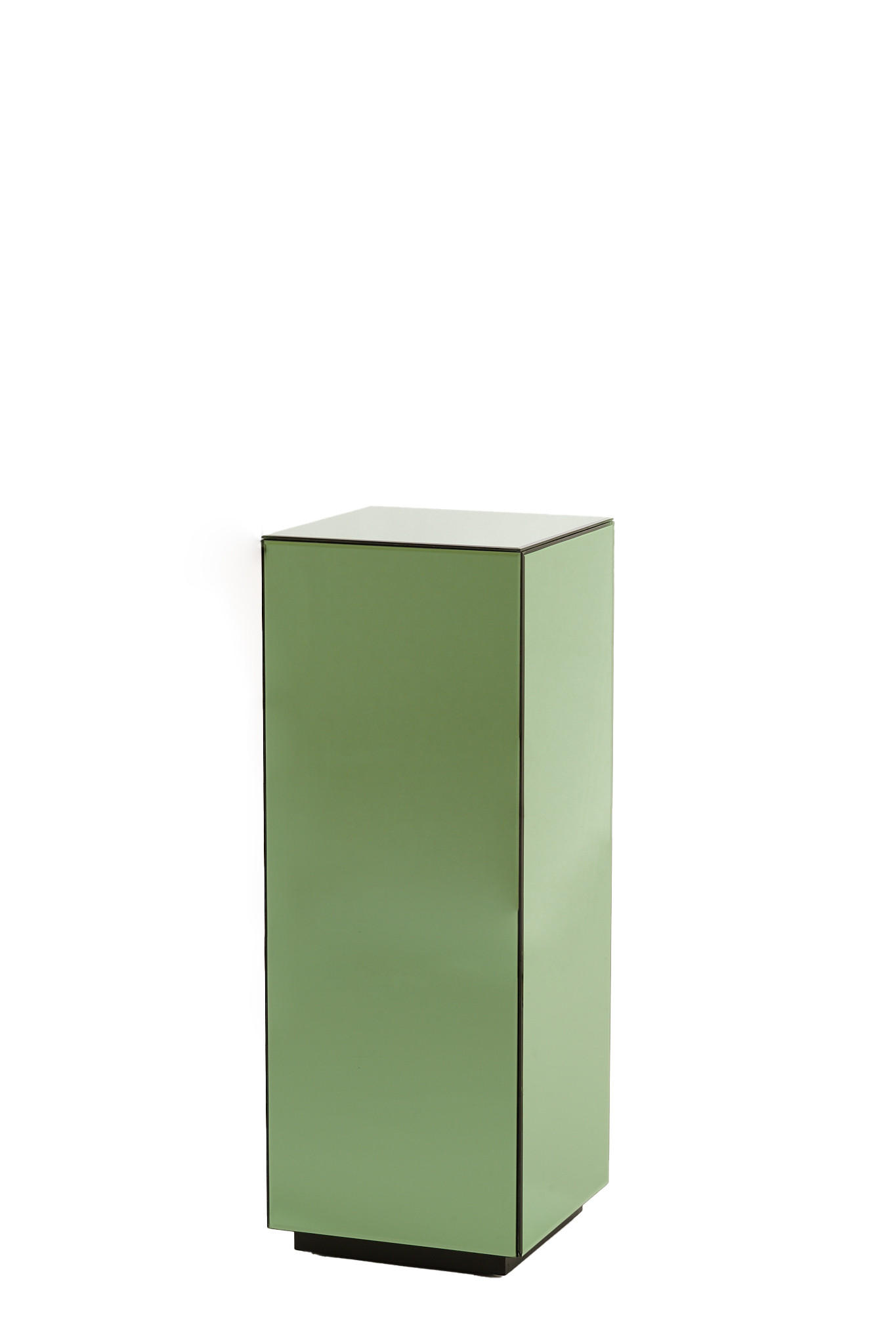 BLUMENSÄULE Daxton Grün 30/30/80 cm - Grün, Glas (30/30/80cm) - Light & Living