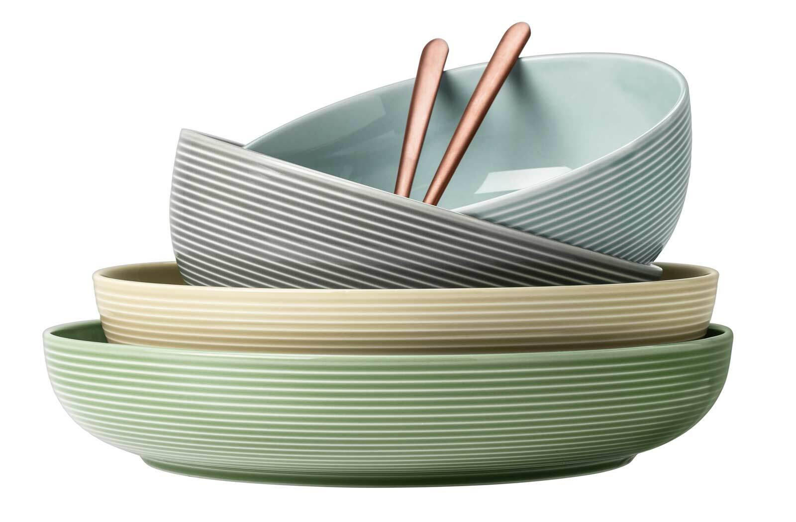 FOODBOWLS Beat Color Glaze Altrosa ø 25,5 cm 4er Set - Rosa, Keramik (25.5cm) - Seltmann Weiden